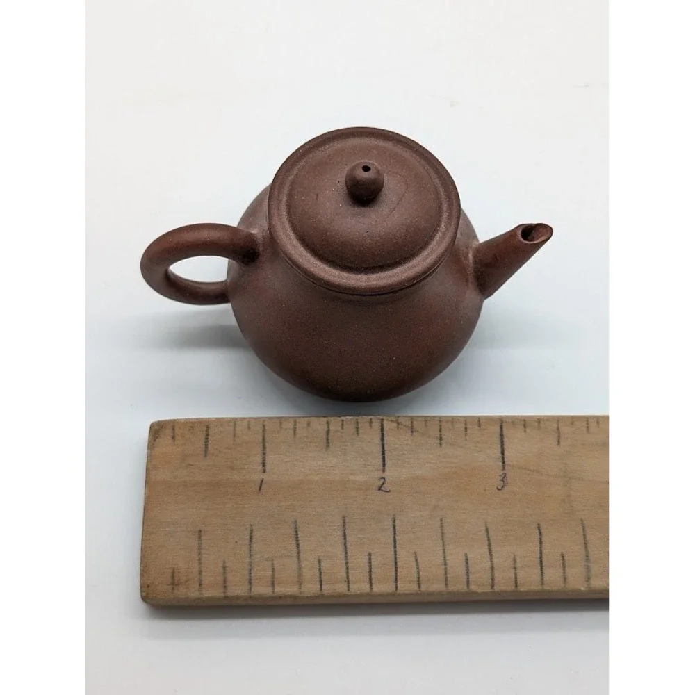 100cc Yixing Zisha Gongfu Shui‎ Ping Brown Clay Teapot 2